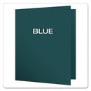 Oxford™ wholesale. Earthwise By Oxford 100% Recycled Paper Twin-pocket Portfolio, Blue. HSD Wholesale: Janitorial Supplies, Breakroom Supplies, Office Supplies.