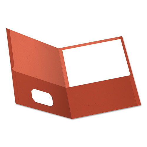 Oxford™ wholesale. Earthwise By Oxford 100% Recycled Paper Twin-pocket Portfolio, Red. HSD Wholesale: Janitorial Supplies, Breakroom Supplies, Office Supplies.