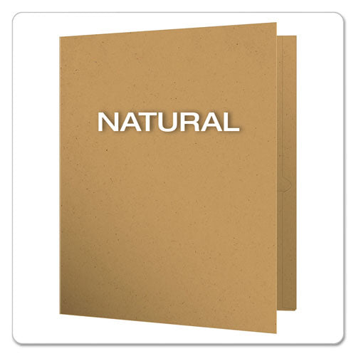 Oxford™ wholesale. Earthwise By Oxford 100% Recycled Paper Twin-pocket Portfolio, Natural. HSD Wholesale: Janitorial Supplies, Breakroom Supplies, Office Supplies.