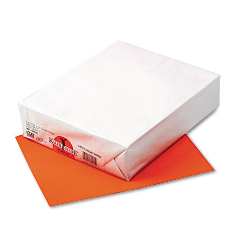 Pacon® wholesale. Kaleidoscope Multipurpose Colored Paper, 24lb, 8.5 X 11, Pumpkin, 500-ream. HSD Wholesale: Janitorial Supplies, Breakroom Supplies, Office Supplies.