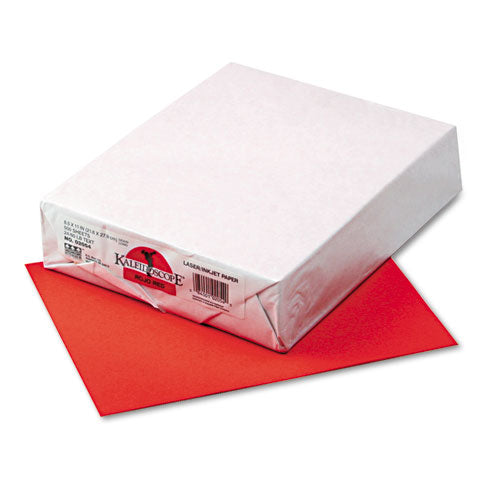 Pacon® wholesale. Kaleidoscope Multipurpose Colored Paper, 24lb, 8.5 X 11, Rojo Red, 500-ream. HSD Wholesale: Janitorial Supplies, Breakroom Supplies, Office Supplies.