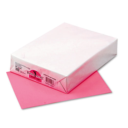 Pacon® wholesale. Kaleidoscope Multipurpose Colored Paper, 24lb, 8.5 X 11, Hyper Pink, 500-ream. HSD Wholesale: Janitorial Supplies, Breakroom Supplies, Office Supplies.