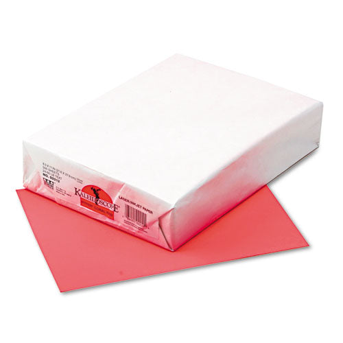 Pacon® wholesale. Kaleidoscope Multipurpose Paper, 24lb, 8.5 X 11, Hyper Coral Red, 500-ream. HSD Wholesale: Janitorial Supplies, Breakroom Supplies, Office Supplies.