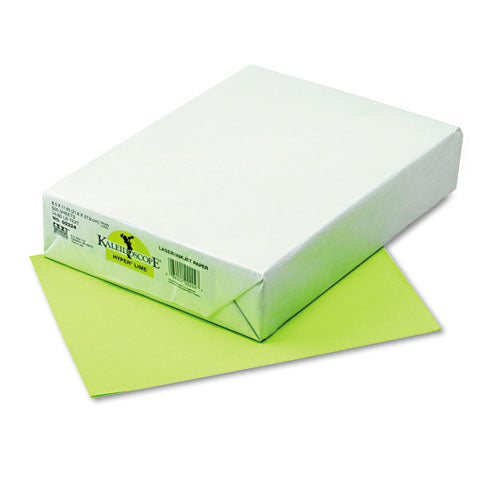 Pacon® wholesale. Kaleidoscope Multipurpose Colored Paper, 24lb, 8.5 X 11, Hyper Lime, 500-ream. HSD Wholesale: Janitorial Supplies, Breakroom Supplies, Office Supplies.