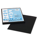 Pacon® wholesale. Tru-ray Construction Paper, 76lb, 9 X 12, Black, 50-pack. HSD Wholesale: Janitorial Supplies, Breakroom Supplies, Office Supplies.