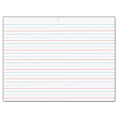 Pacon® wholesale. Multi-sensory Handwriting Tablet, 5-8" Long Rule, 8 X 10.5, 40-pad. HSD Wholesale: Janitorial Supplies, Breakroom Supplies, Office Supplies.