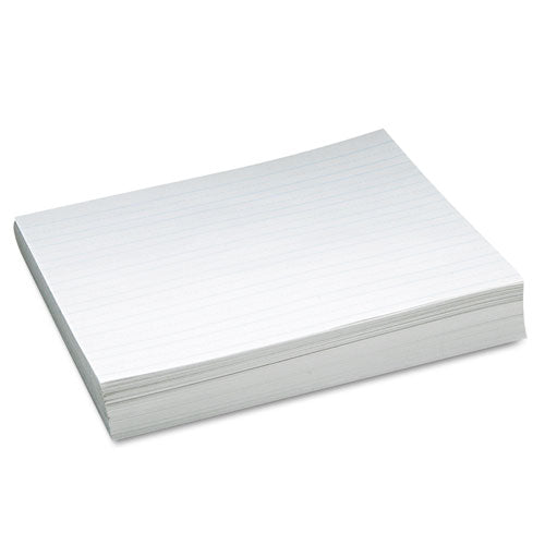 Pacon® wholesale. Skip-a-line Ruled Newsprint Paper, 3-4" Two-sided Long Rule, 8.5 X 11, 500-pack. HSD Wholesale: Janitorial Supplies, Breakroom Supplies, Office Supplies.
