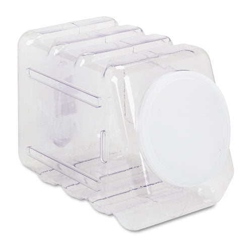 Pacon® wholesale. Interlocking Storage Container With Lid, Clear Plastic. HSD Wholesale: Janitorial Supplies, Breakroom Supplies, Office Supplies.