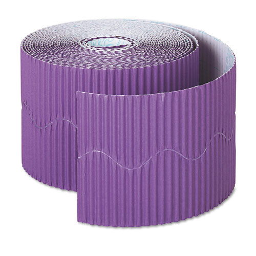 Pacon® wholesale. Bordette Decorative Border, 2 1-4" X 50' Roll, Violet. HSD Wholesale: Janitorial Supplies, Breakroom Supplies, Office Supplies.