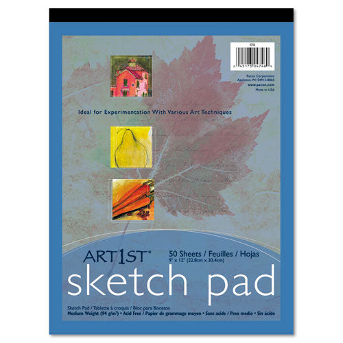 Pacon® wholesale. Art1st Sketch Pad, 60 Lb, 9 X 12, White, 50 Sheets. HSD Wholesale: Janitorial Supplies, Breakroom Supplies, Office Supplies.