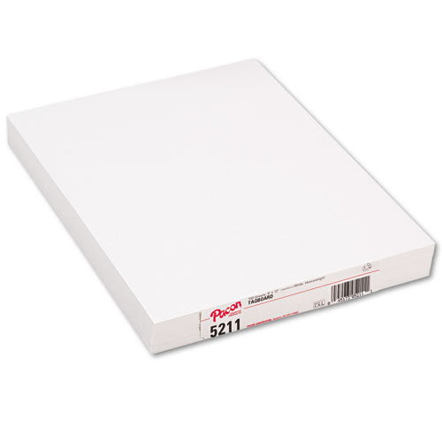 Pacon® wholesale. Heavyweight Tagboard, 12 X 9, White, 100-pack. HSD Wholesale: Janitorial Supplies, Breakroom Supplies, Office Supplies.