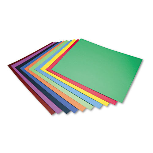 Pacon® wholesale. Four-ply Railroad Board, 22 X 28, Assorted, 100-carton. HSD Wholesale: Janitorial Supplies, Breakroom Supplies, Office Supplies.