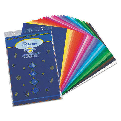 Pacon® wholesale. Spectra Art Tissue, 10lb, 12 X 18, Assorted, 50-pack. HSD Wholesale: Janitorial Supplies, Breakroom Supplies, Office Supplies.