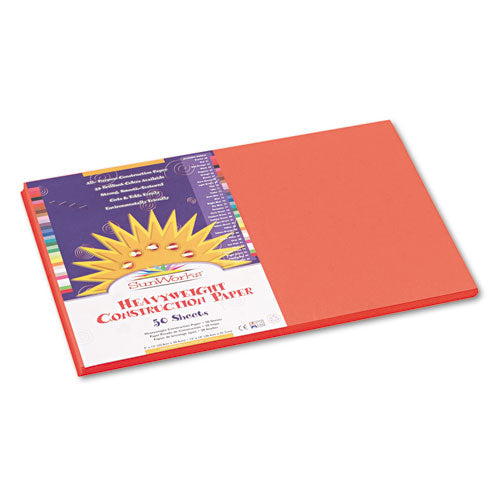 SunWorks® wholesale. Construction Paper, 58lb, 12 X 18, Orange, 50-pack. HSD Wholesale: Janitorial Supplies, Breakroom Supplies, Office Supplies.