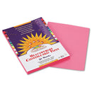 SunWorks® wholesale. Construction Paper, 58lb, 9 X 12, Pink, 50-pack. HSD Wholesale: Janitorial Supplies, Breakroom Supplies, Office Supplies.