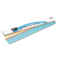 Pacon® wholesale. Sentence Strips, 24 X 3, Assorted Colors, 100-pack. HSD Wholesale: Janitorial Supplies, Breakroom Supplies, Office Supplies.