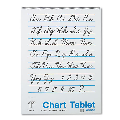 Pacon® wholesale. Chart Tablets, 1" Presentation Rule, 24 X 32, 25 Sheets. HSD Wholesale: Janitorial Supplies, Breakroom Supplies, Office Supplies.