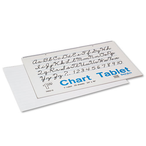 Pacon® wholesale. Chart Tablets, 1" Presentation Rule, 24 X 16, 25 Sheets. HSD Wholesale: Janitorial Supplies, Breakroom Supplies, Office Supplies.