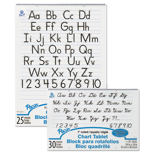 Pacon® wholesale. Chart Tablets, 1" Presentation Rule, 24 X 16, 30 Sheets. HSD Wholesale: Janitorial Supplies, Breakroom Supplies, Office Supplies.