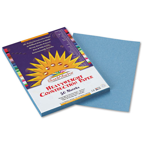 SunWorks® wholesale. Construction Paper, 58lb, 9 X 12, Sky Blue, 50-pack. HSD Wholesale: Janitorial Supplies, Breakroom Supplies, Office Supplies.