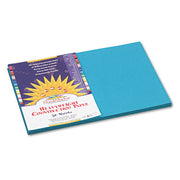 SunWorks® wholesale. Construction Paper, 58lb, 12 X 18, Turquoise, 50-pack. HSD Wholesale: Janitorial Supplies, Breakroom Supplies, Office Supplies.
