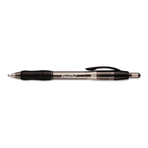 Paper Mate® wholesale. Profile Retractable Ballpoint Pen Value Pack, 1.4mm, Black Ink, Smoke Barrel, 36-box. HSD Wholesale: Janitorial Supplies, Breakroom Supplies, Office Supplies.