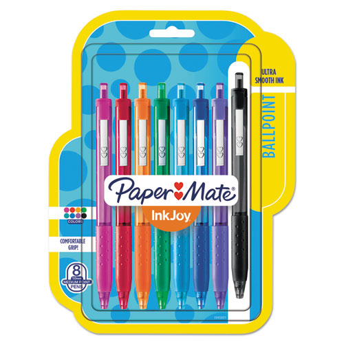 Paper Mate® wholesale. Inkjoy 300 Rt Retractable Ballpoint Pen, 1mm, Assorted Ink-barrel, 8-pack. HSD Wholesale: Janitorial Supplies, Breakroom Supplies, Office Supplies.