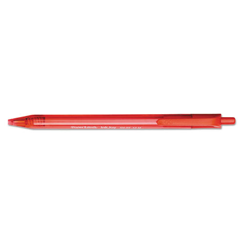 Paper Mate® wholesale. Inkjoy 100 Rt Retractable Ballpoint Pen, Medium 1mm, Red Ink-barrel, Dozen. HSD Wholesale: Janitorial Supplies, Breakroom Supplies, Office Supplies.