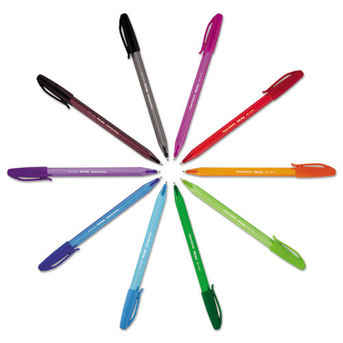 Paper Mate® wholesale. Inkjoy 100 Stick Ballpoint Pen, Medium 1mm, Black Ink-barrel, Dozen. HSD Wholesale: Janitorial Supplies, Breakroom Supplies, Office Supplies.