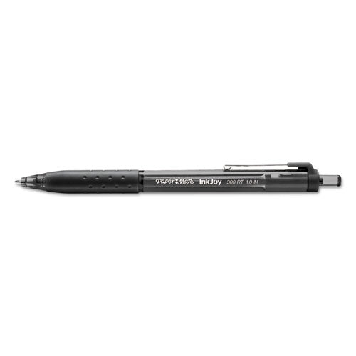 Paper Mate® wholesale. Inkjoy 300 Rt Retractable Ballpoint Pen, Medium 1mm, Black Ink-barrel, Dozen. HSD Wholesale: Janitorial Supplies, Breakroom Supplies, Office Supplies.