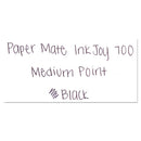 Paper Mate® wholesale. Inkjoy 700 Rt Retractable Ballpoint Pen, 1mm, Black Ink, White Barrel, Dozen. HSD Wholesale: Janitorial Supplies, Breakroom Supplies, Office Supplies.