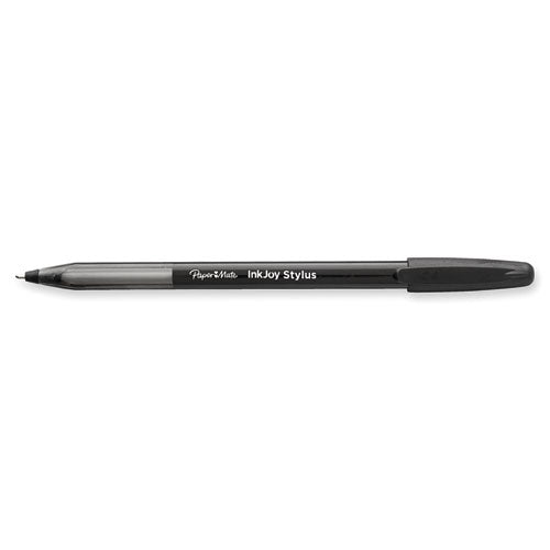 Paper Mate® wholesale. Inkjoy 100 Stick Ballpoint Pen-stylus, Medium 1mm, Black Ink-barrel, Dozen. HSD Wholesale: Janitorial Supplies, Breakroom Supplies, Office Supplies.