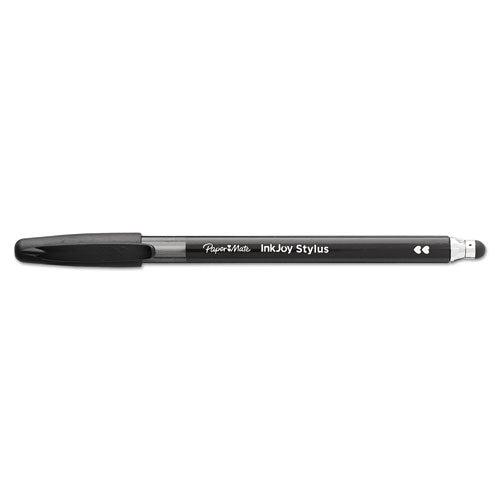 Paper Mate® wholesale. Inkjoy 100 Stick Ballpoint Pen-stylus, Medium 1mm, Black Ink-barrel, Dozen. HSD Wholesale: Janitorial Supplies, Breakroom Supplies, Office Supplies.