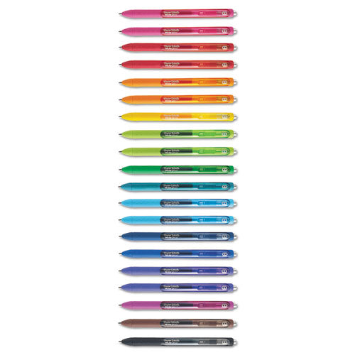 Paper Mate® wholesale. Inkjoy Retractable Gel Pen, Medium 0.7mm, Assorted Ink-barrel, 20-pack. HSD Wholesale: Janitorial Supplies, Breakroom Supplies, Office Supplies.