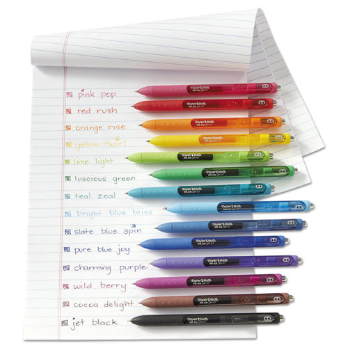 Paper Mate® wholesale. Inkjoy Retractable Gel Pen, Medium 0.7mm, Assorted Ink-barrel, 20-pack. HSD Wholesale: Janitorial Supplies, Breakroom Supplies, Office Supplies.