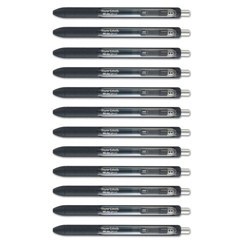 Paper Mate® wholesale. Inkjoy Retractable Gel Pen, Micro 0.5mm, Black Ink-barrel, Dozen. HSD Wholesale: Janitorial Supplies, Breakroom Supplies, Office Supplies.