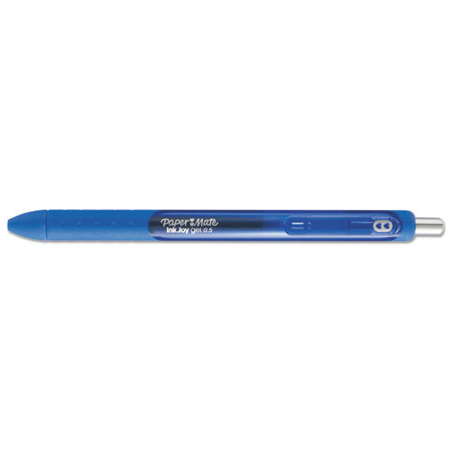 Paper Mate® wholesale. Inkjoy Retractable Gel Pen, Micro 0.5mm, Blue Ink-barrel, Dozen. HSD Wholesale: Janitorial Supplies, Breakroom Supplies, Office Supplies.