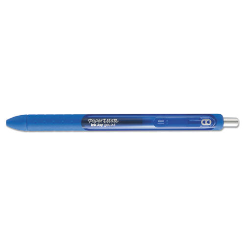 Paper Mate® wholesale. Inkjoy Retractable Gel Pen, Micro 0.5mm, Blue Ink-barrel, Dozen. HSD Wholesale: Janitorial Supplies, Breakroom Supplies, Office Supplies.