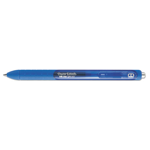 Paper Mate® wholesale. Inkjoy Retractable Gel Pen, Micro 0.5mm, Blue Ink-barrel, Dozen. HSD Wholesale: Janitorial Supplies, Breakroom Supplies, Office Supplies.