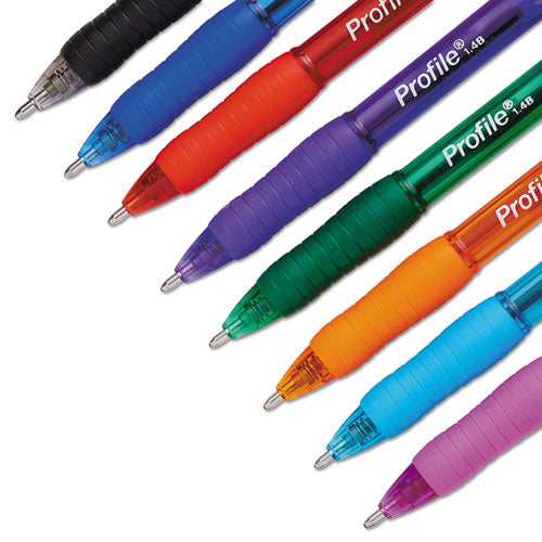 Paper Mate® wholesale. Profile Retractable Ballpoint Pen, 1.4mm, Assorted Ink-barrel, 8-set. HSD Wholesale: Janitorial Supplies, Breakroom Supplies, Office Supplies.