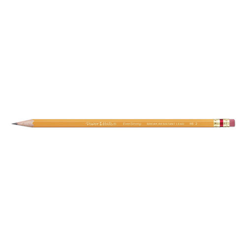 Everstrong #2 Pencils, Hb (#2), Black Lead, Yellow Barrel, 24-pack