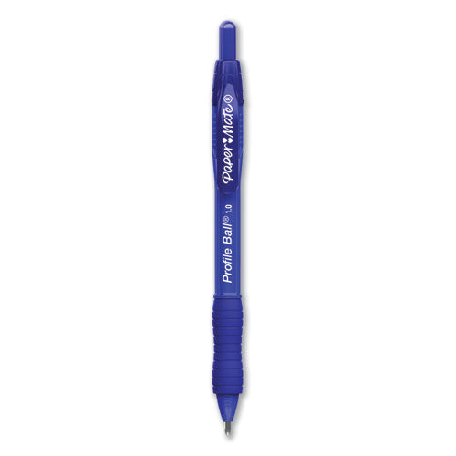 Paper Mate® wholesale. Profile Retractable Ballpoint Pen, Bold 1 Mm, Blue Ink-barrel, 36-pack. HSD Wholesale: Janitorial Supplies, Breakroom Supplies, Office Supplies.