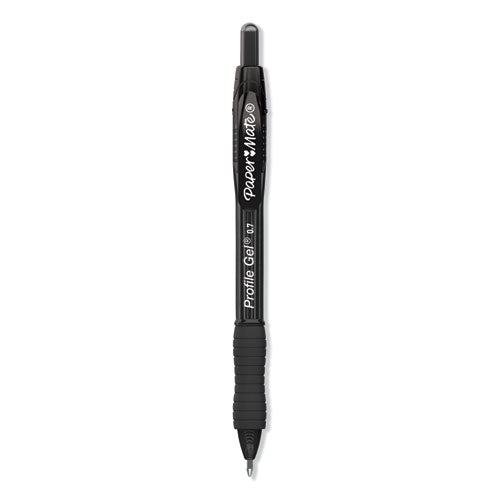 Paper Mate® wholesale. Profile Retractable Gel Pen, Medium 0.7 Mm, Black Ink, Translucent Black Barrel, 36-pack. HSD Wholesale: Janitorial Supplies, Breakroom Supplies, Office Supplies.