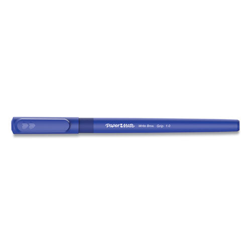 Paper Mate® wholesale. Write Bros. Grip Ballpoint Pen, Medium, 1 Mm, Blue Ink-barrel, Dozen. HSD Wholesale: Janitorial Supplies, Breakroom Supplies, Office Supplies.