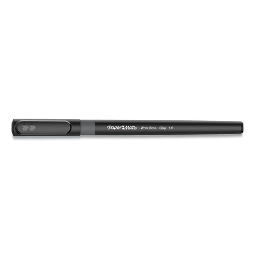 Paper Mate® wholesale. Write Bros. Grip Ballpoint Pen, Medium, 1 Mm, Black Ink-barrel, Dozen. HSD Wholesale: Janitorial Supplies, Breakroom Supplies, Office Supplies.