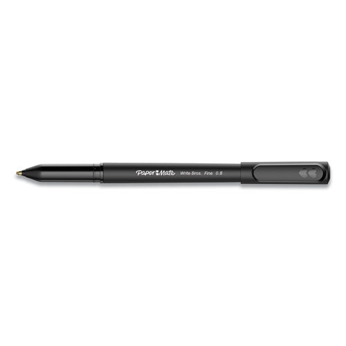 Paper Mate® wholesale. Write Bros. Ballpoint Pen, Fine 0.8 Mm, Black Ink-barrel, Dozen. HSD Wholesale: Janitorial Supplies, Breakroom Supplies, Office Supplies.