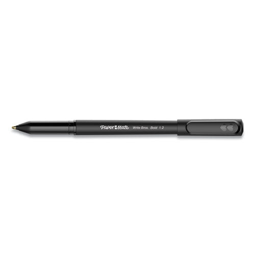 Paper Mate® wholesale. Write Bros. Ballpoint Pen, Bold 1.2 Mm, Black Ink-barrel, Dozen. HSD Wholesale: Janitorial Supplies, Breakroom Supplies, Office Supplies.
