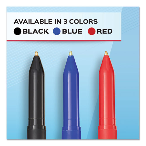 Paper Mate® wholesale. Write Bros. Stick Ballpoint Pen, Medium 1mm, Blue Ink-barrel, Dozen. HSD Wholesale: Janitorial Supplies, Breakroom Supplies, Office Supplies.