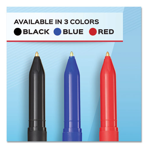 Paper Mate® wholesale. Write Bros. Stick Ballpoint Pen, Medium 1mm, Black Ink-barrel, Dozen. HSD Wholesale: Janitorial Supplies, Breakroom Supplies, Office Supplies.