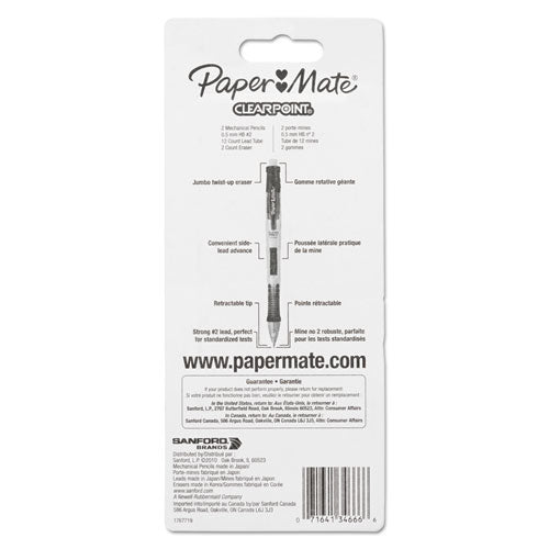 Paper Mate® wholesale. Clear Point Mechanical Pencil, 0.5 Mm, Hb (